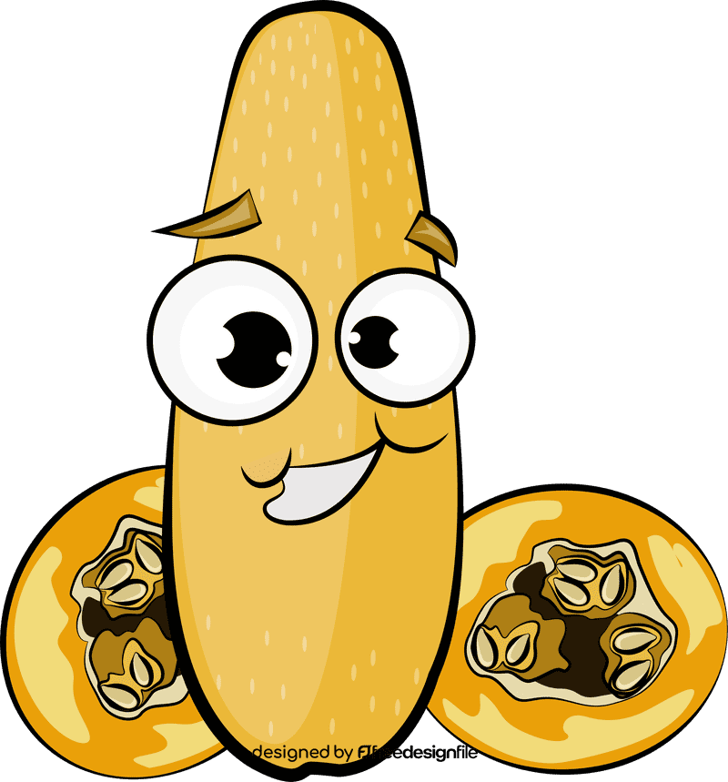 Funny Banana Squash clipart