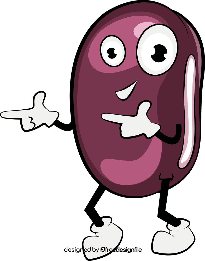 Funny Adzuki Beans clipart