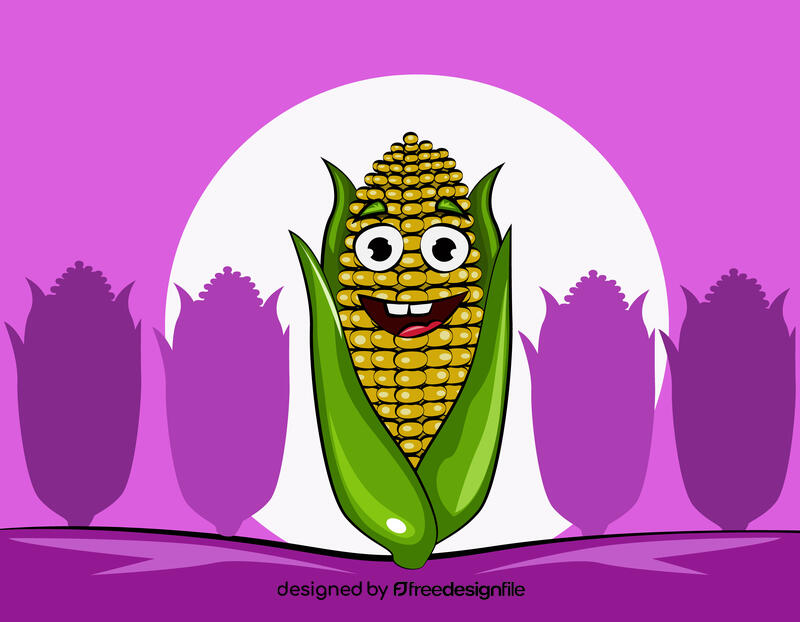 Funny Corn vector