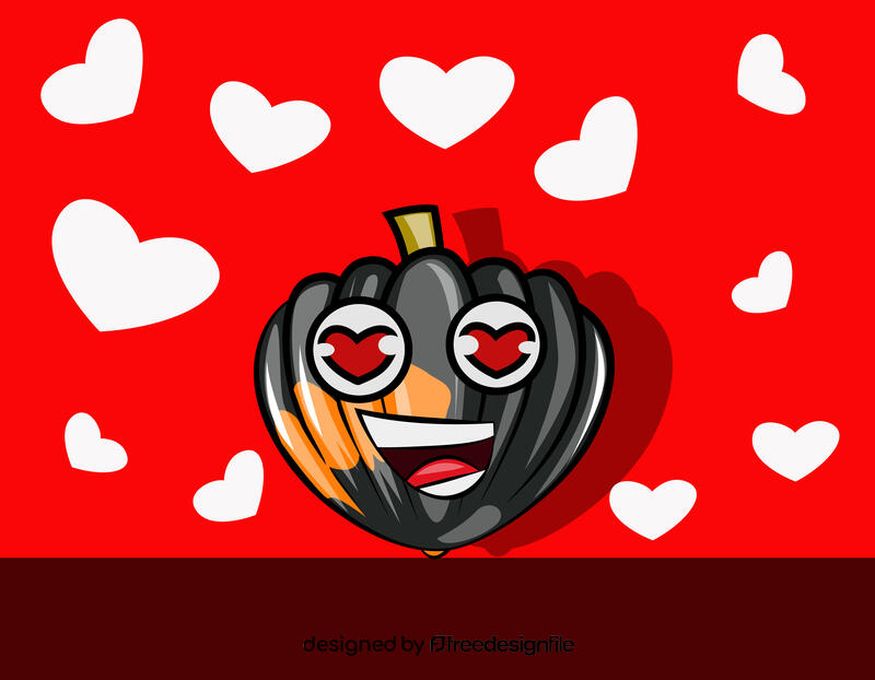 Funny Acorn Squash vector