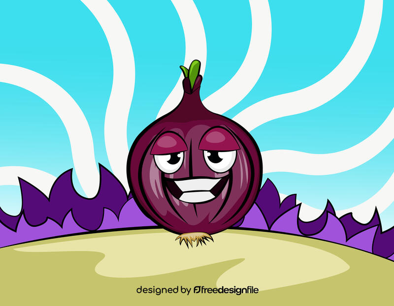 Funny Onion vector