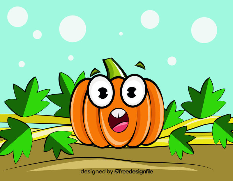 Funny Pumpkin vector