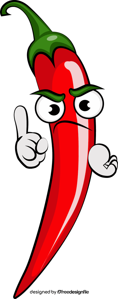 Funny Chilli clipart