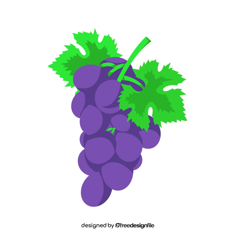 Spanish grapes clipart