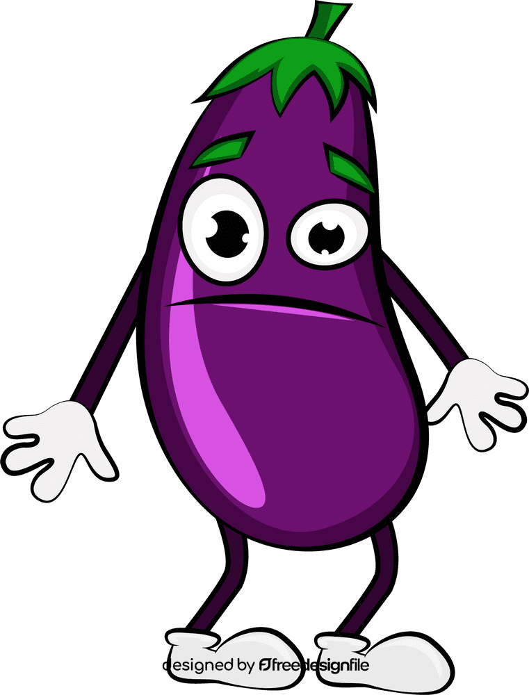 Funny Brinjal clipart