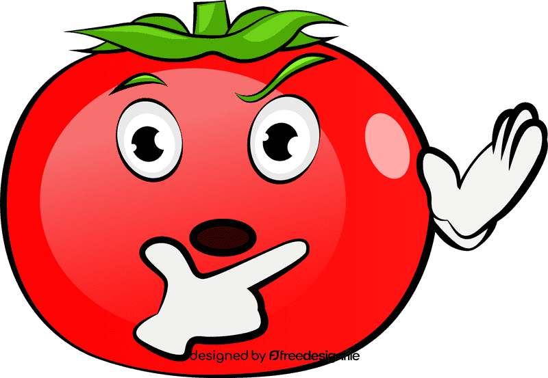 Funny Tomato clipart