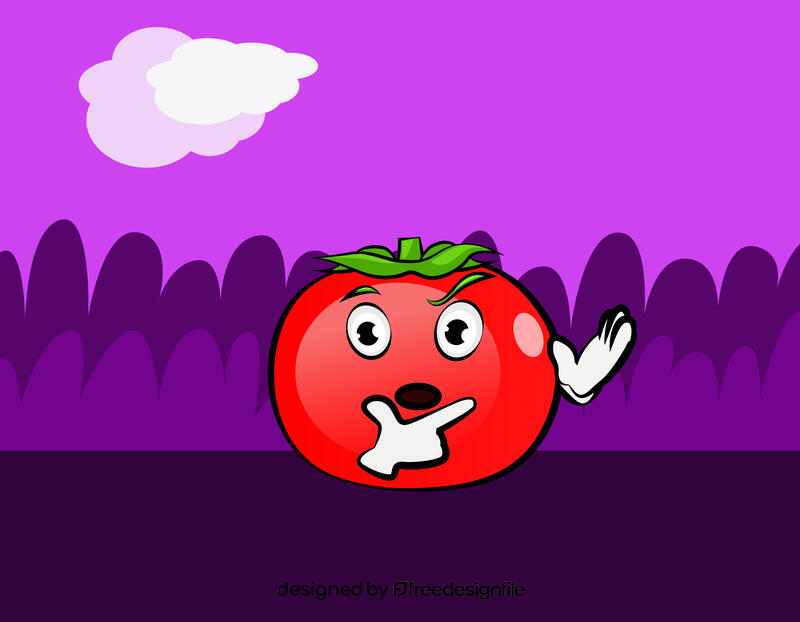 Funny Tomato vector