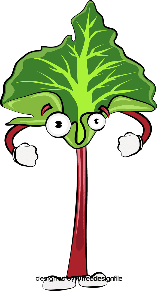 Funny Rhubarb clipart