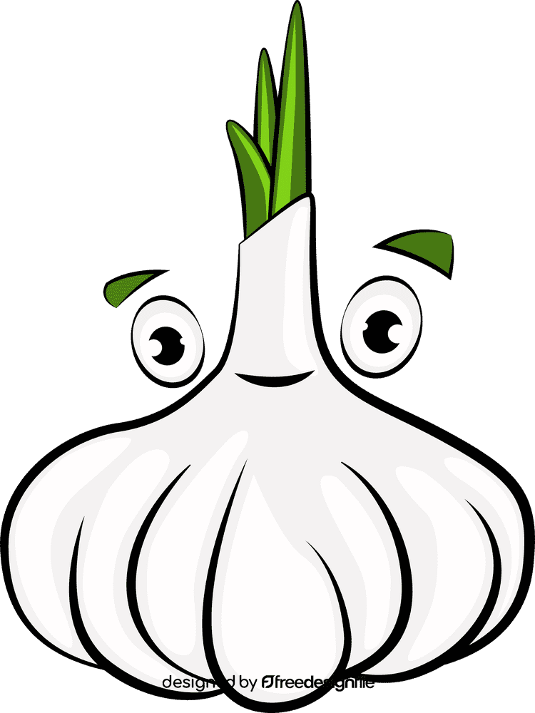 Funny Garlic clipart