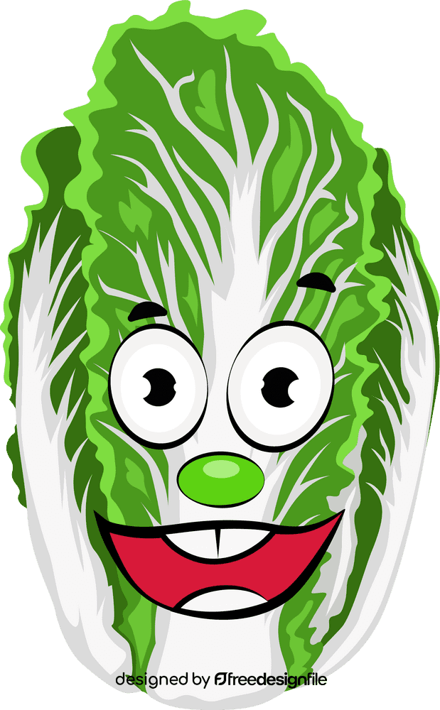 Funny Chinese Cabbage clipart