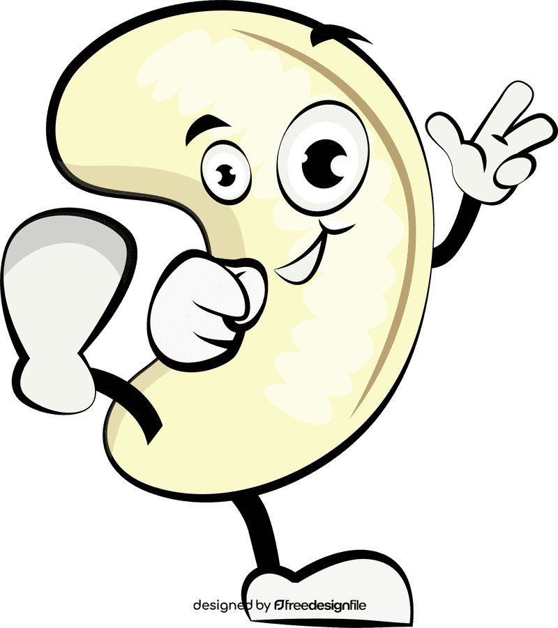 Funny Cashew Nut clipart