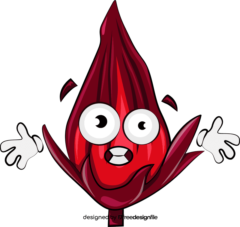 Funny Roselle Fruits clipart