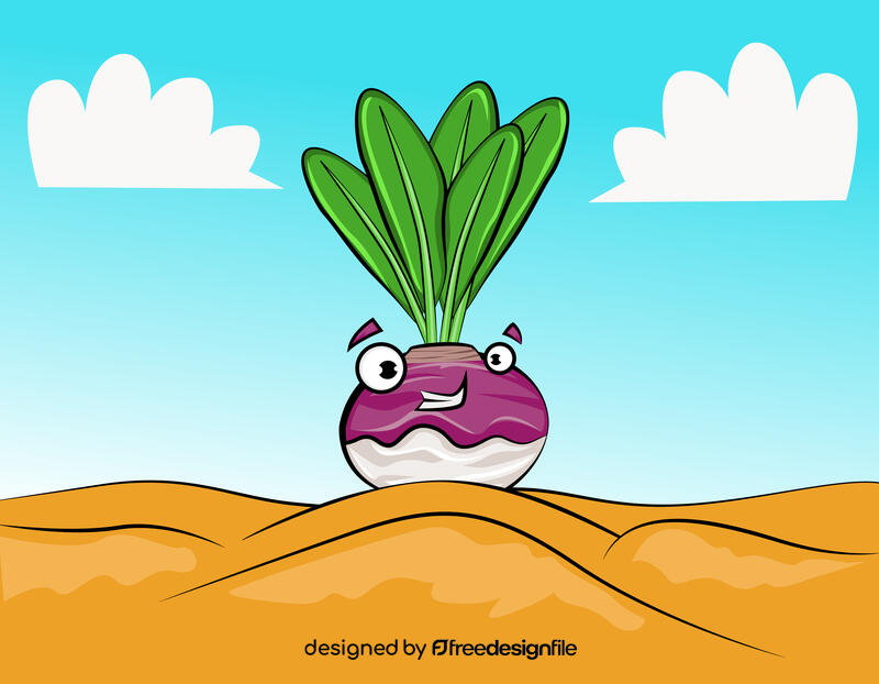 Funny Turnips vector