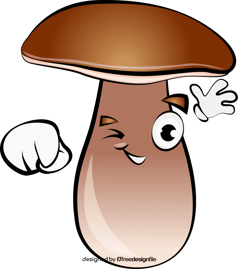 Funny Mushroom clipart