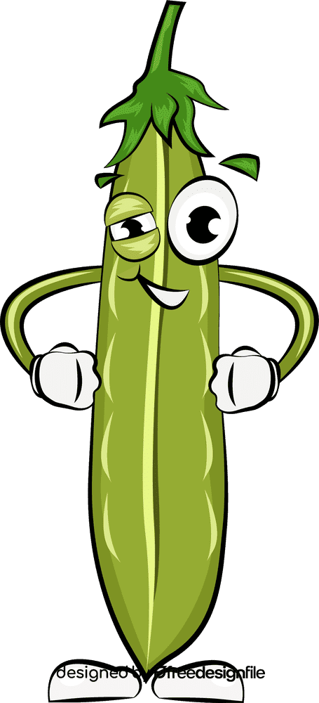 Funny Pea clipart