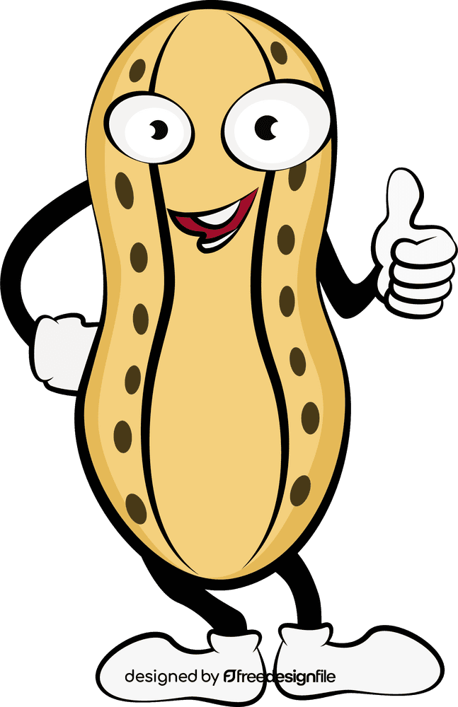 Funny Peanut clipart