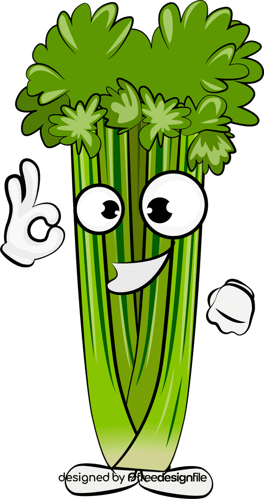 Funny Celery clipart