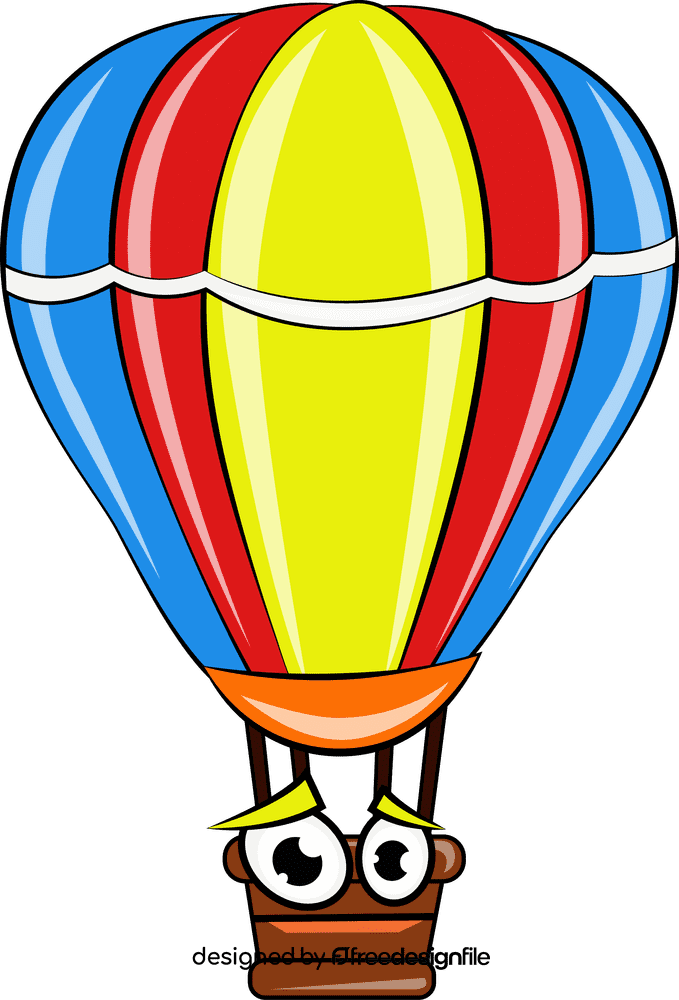 Funny Air Balloon clipart