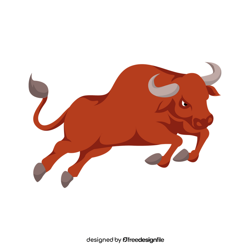 Spanish bull clipart