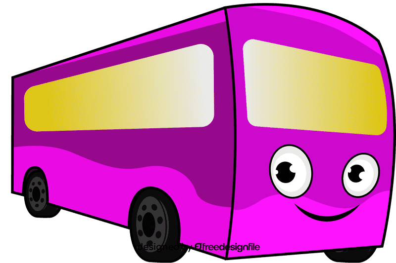 Funny Bus clipart