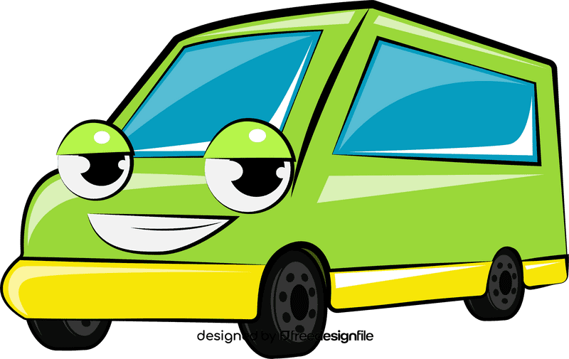 Funny Van clipart