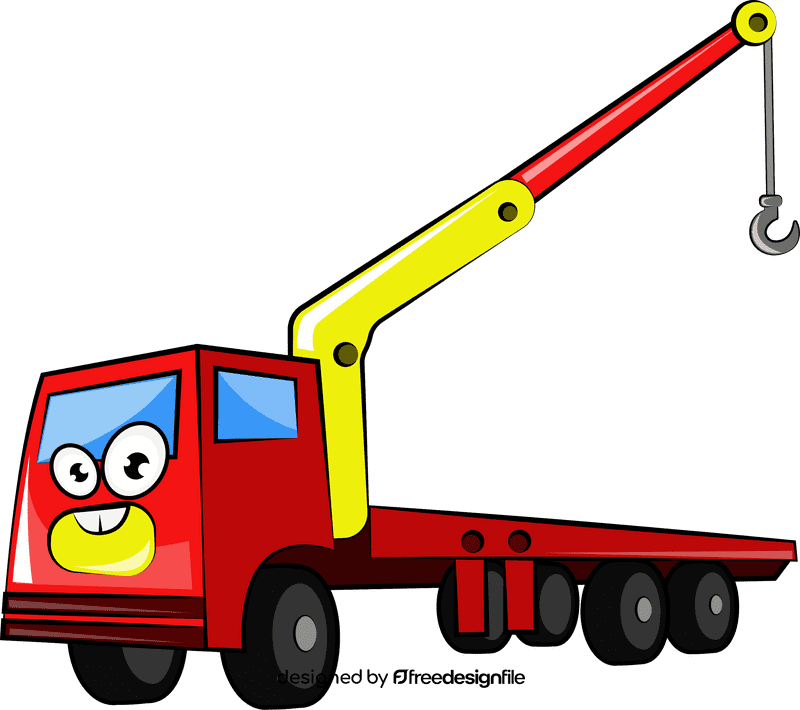 Funny Crane clipart