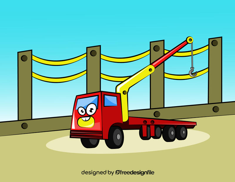 Funny Crane vector