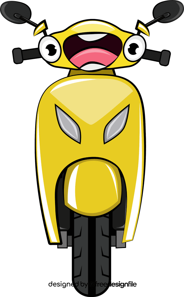 Funny Scooty clipart