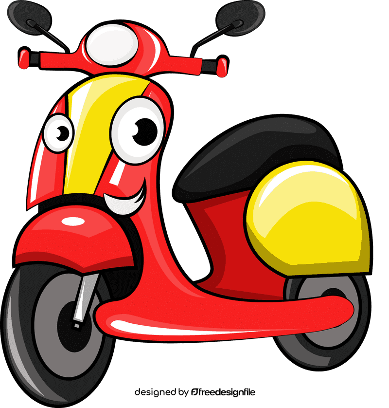 Funny Scooter clipart