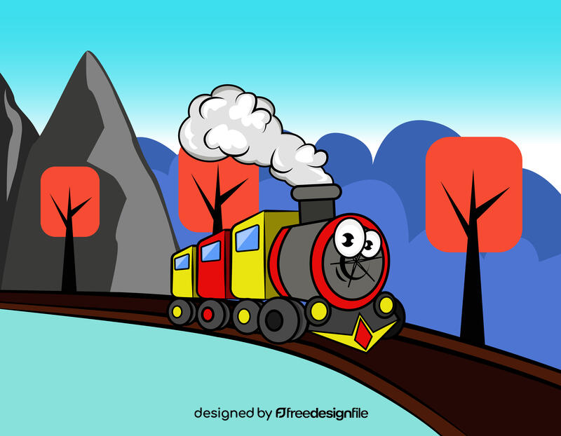 Funny Train vector