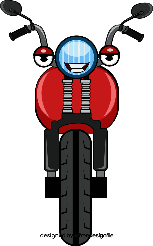 Funny Motorcycle clipart