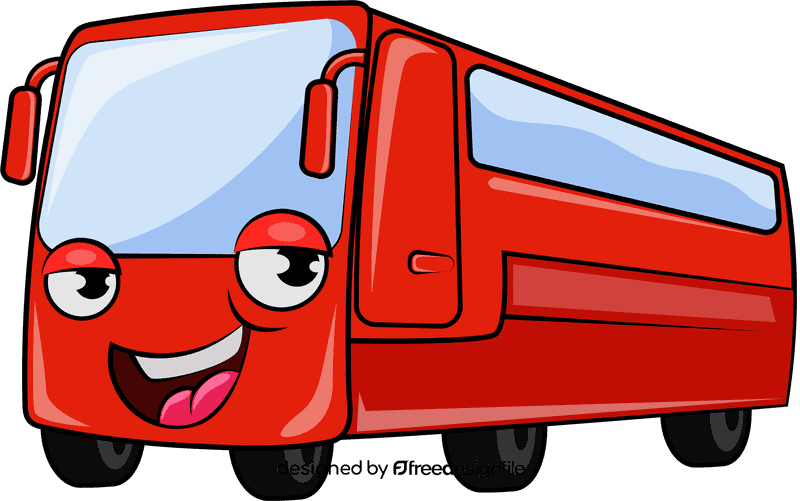 Funny Airport Bus clipart