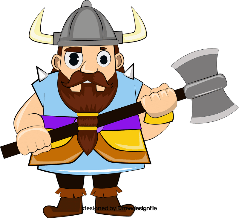 Funny Viking clipart