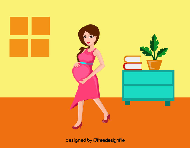 Pregnant Woman vector