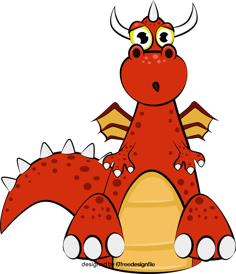 Funny Dragon clipart