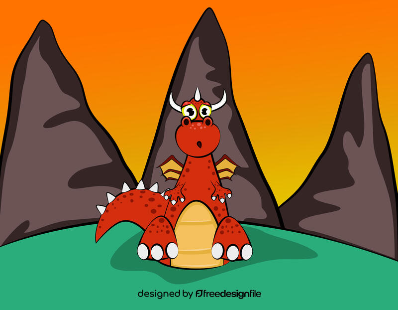 Funny Dragon vector