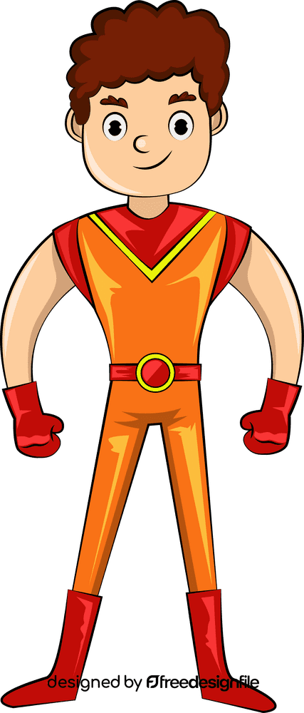 Cute Superhero clipart