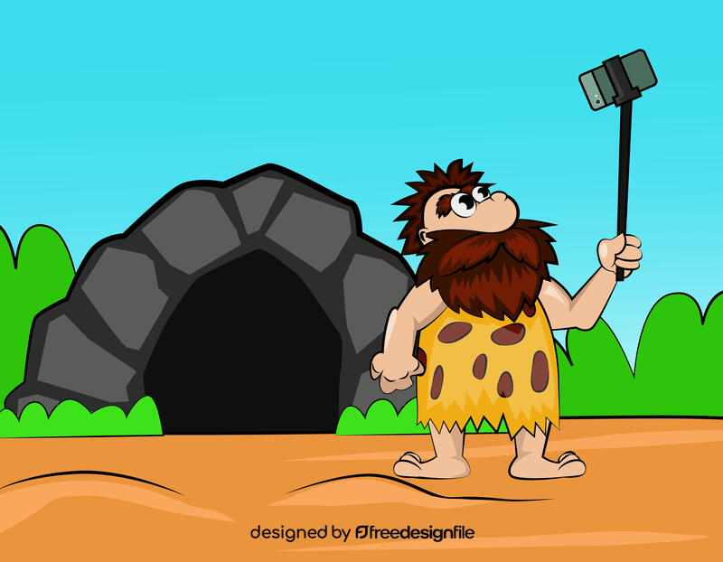 Caveman vector