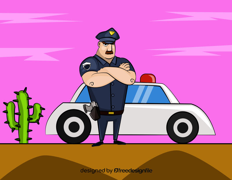 Funny Police vector