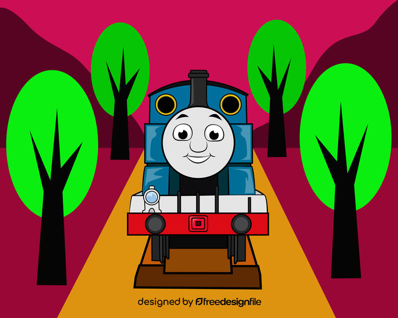 Thomas the train vector