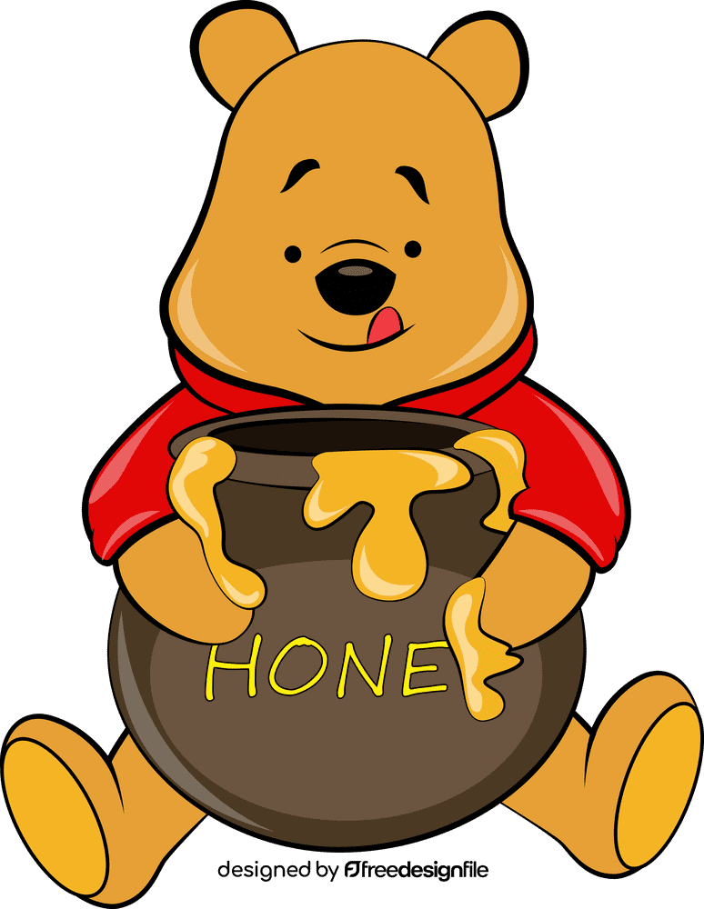 Winnie the pooh cartoon clipart