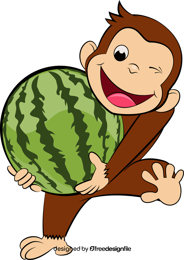 Funny Curious George clipart