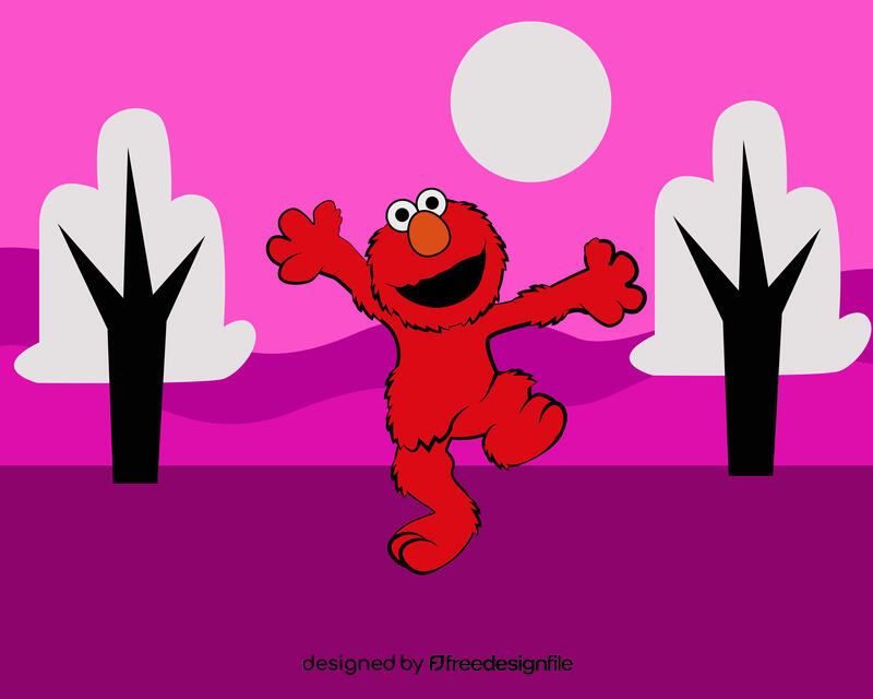 Elmo Sesame Street vector