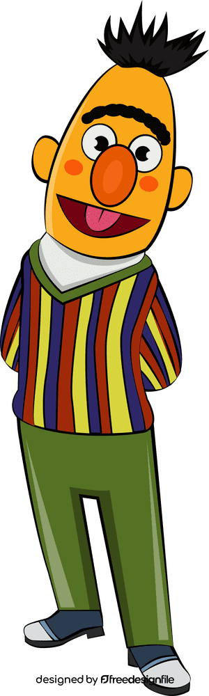 Bert Sesame Street clipart