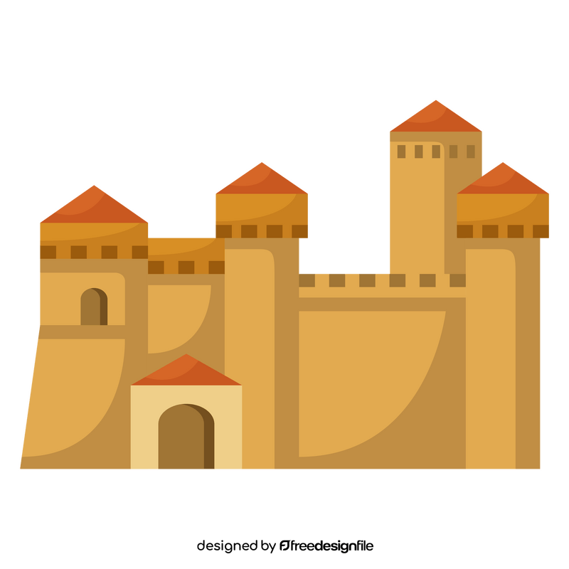 Chillon castle clipart