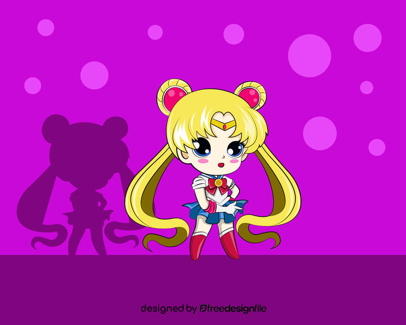 Cute Sailor Moon vector