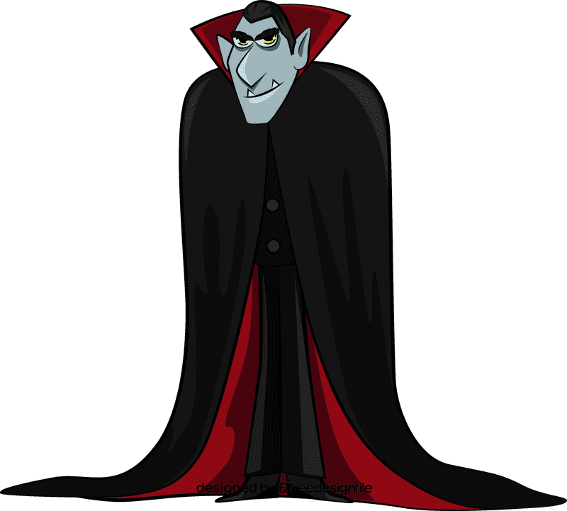 Funny Dracula clipart