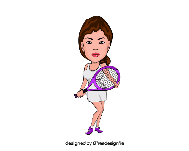 Tennis Player clipart