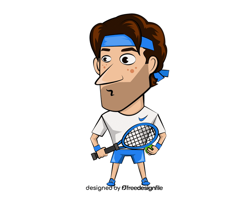 Tennis Player clipart