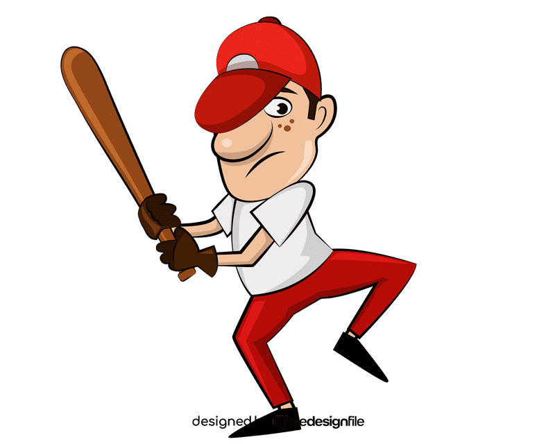 Softball Player clipart